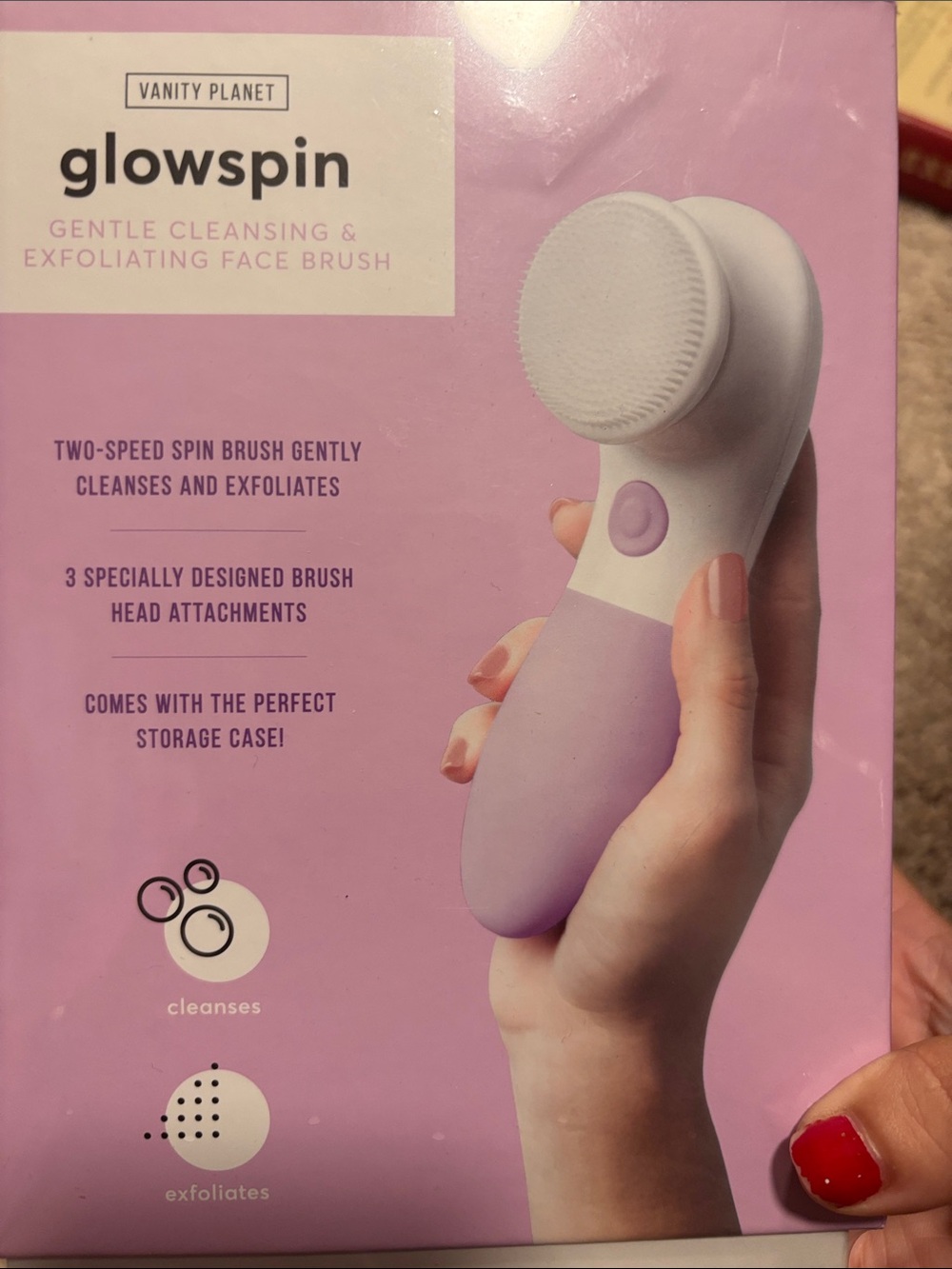 NWT Glowspin Face Brush